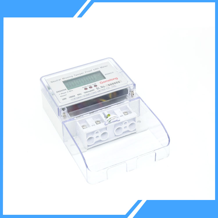 Meter Listrik Tenaga Listrik Elektronik Single Phase